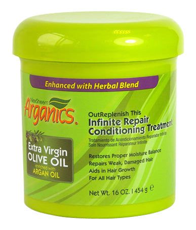 Arganics Arganics Extra Virgin  Olive Oil  Infinite Repair ConditioningTreatment 454g