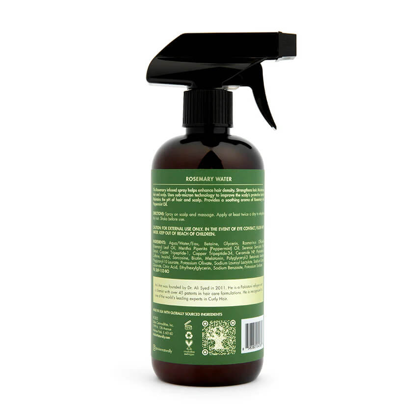 As I Am As I Am Rosemary Water Spray 16oz / 475ml