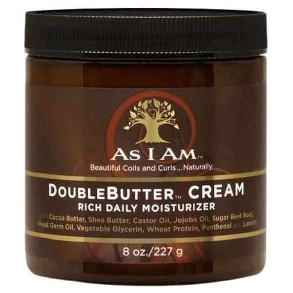 As I Am Health & Beauty As I Am DoubleButter Cream Rich Daily Moisturizer, for Coils and Curls 227g