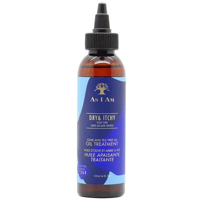 As I Am Health & Beauty As I Am Dry & Itchy Olive and Tea Tree Oil Oil Treatment 120ml