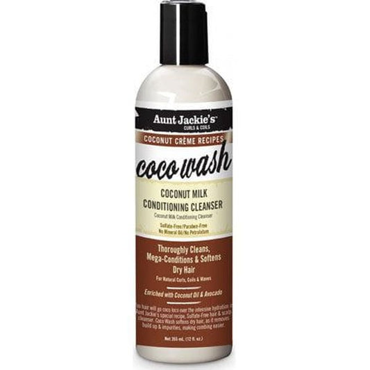 Aunt Jackie's Coconut Milk Conditioning Cleanser 355ml | gtworld.be 