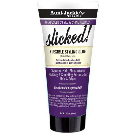 Aunt Jackie's Curls & Coils Slicked! Flexible Styling Glue 113ml | gtworld.be 