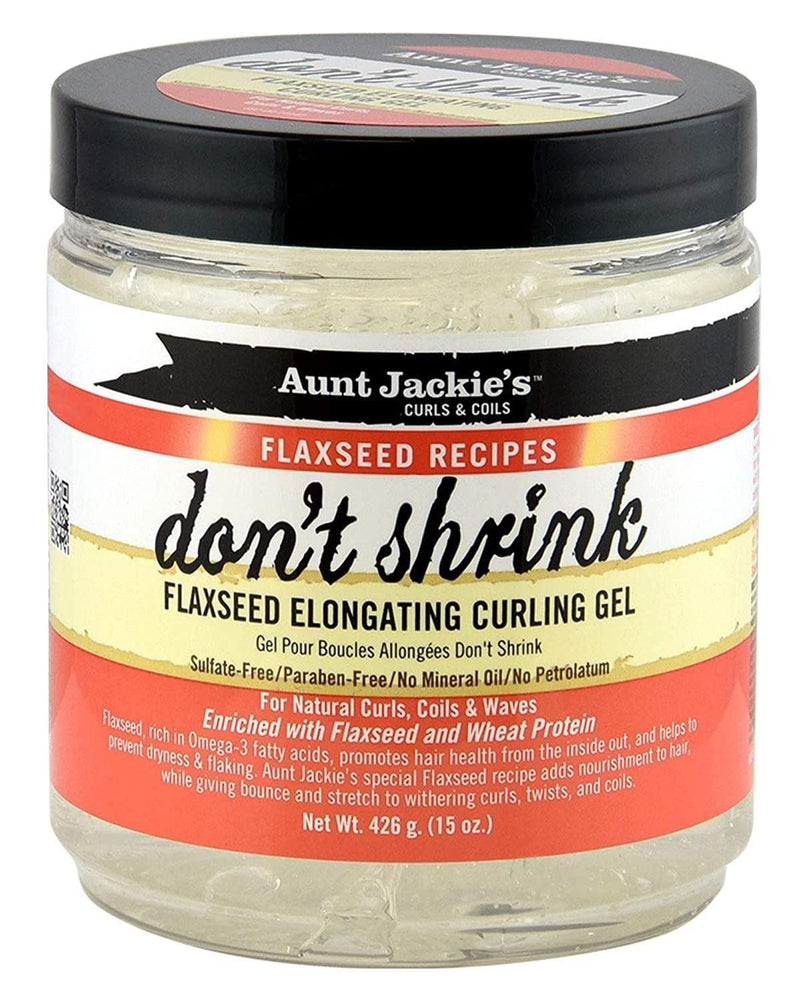 Aunt Jackie's Don't Shrink Flaxseed Elongating Curling Gel 15oz | gtworld.be 