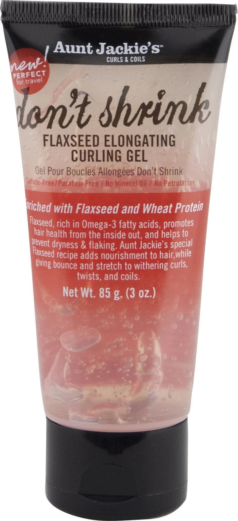 Aunt Jackie's Aunt Jackie's Don't Shrink Flaxseed Elongating Curling Gel 3 oz