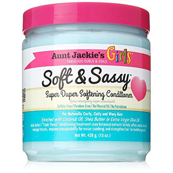 Aunt Jackie's Girls Soft and Sassy Super Duper Softening Conditioner 426g | gtworld.be 