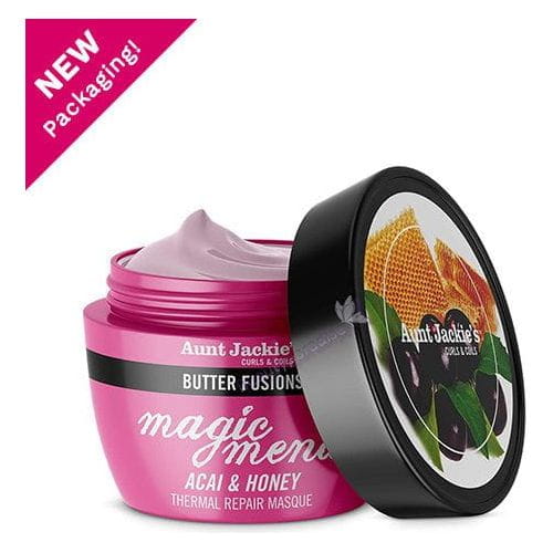 Aunt Jackie's Health & Beauty Aunt Jackie's Butter Fusions Magic Mend Acai & Honey Thermal Repair Masque 8 oz