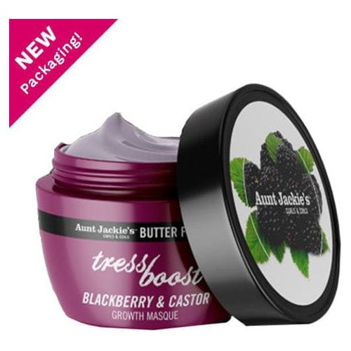 Aunt Jackie's Health & Beauty Aunt Jackie's Butter Fusions tress Boost Blackberry & Castor Masque 8oz