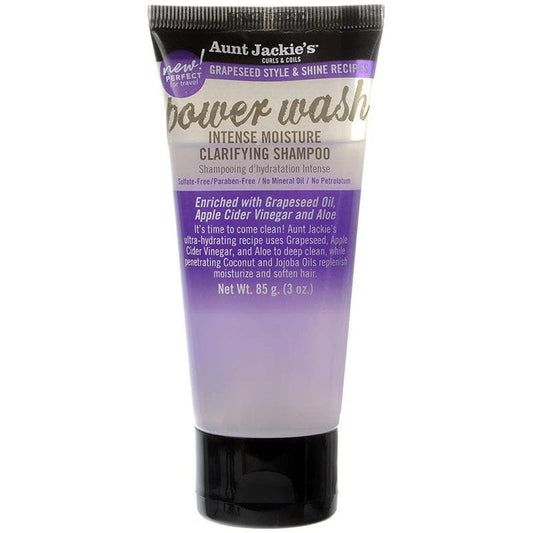 Aunt Jackie's Health & Beauty Aunt Jackie's Curls & Coils Power Wash Intense Moisture Clarifying Shampoo 85g