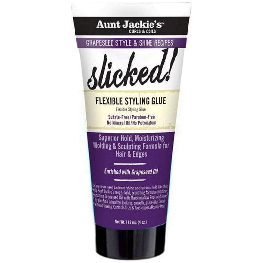 Aunt Jackie's Health & Beauty Aunt Jackie's Curls & Coils Slicked! Flexible Styling Glue 113ml