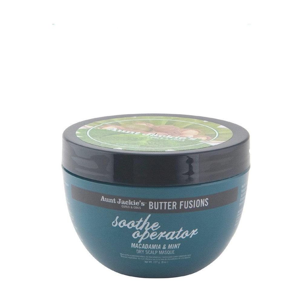 Aunt Jackie's Butter Fusions Soothe operator Macadamia & Mint Masque 8oz - Gtworld.de