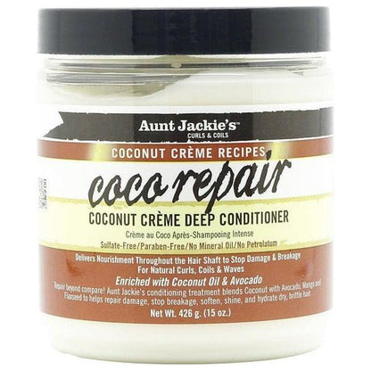 Aunt Jackie's Coco Repair Coconut Creme Deep Conditioner 426g - Gtworld.de