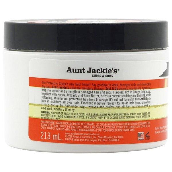 Aunt Jackie's Curls & Coils Flaaxseed Recipes Seal It Up Hydrating Sealing Butter 213g - Gtworld.de