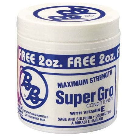 BB Bronner Bros Health & Beauty BB Maximum Strength Super Gro Conditioner with Vitamin E, 177ml