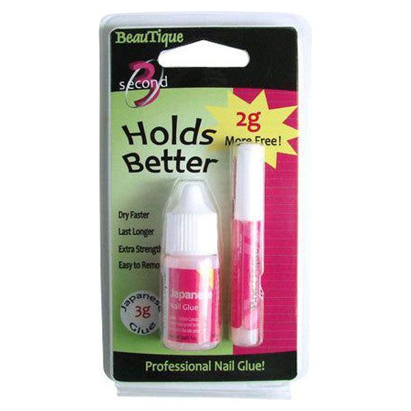 BeauTique Health & Beauty Nails Glue 30001 , 3 Second , Holds Better Japanese 3G Glue