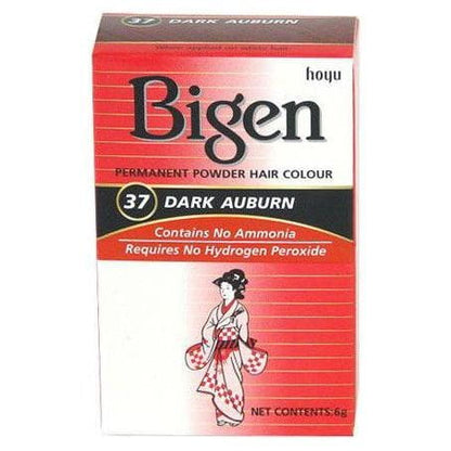 Bigen Health & Beauty Bigen #37 Dark Auburn Bigen Permanent Powder Hair Colour 6g