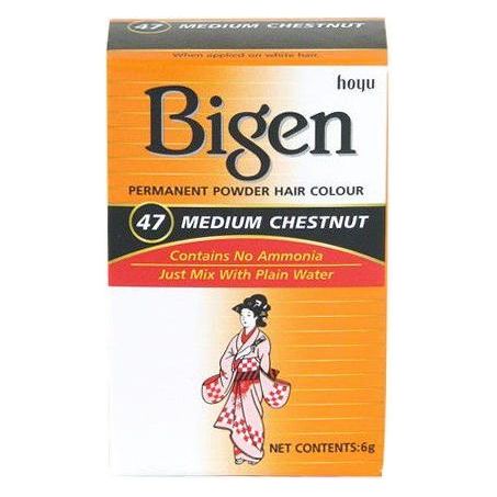 Bigen Health & Beauty Bigen #47 Medium Chestnut Bigen Permanent Powder Hair Colour 6g