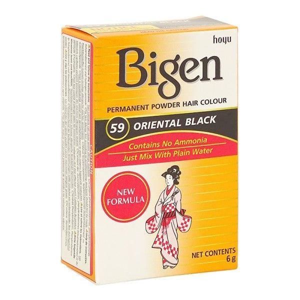 Bigen Health & Beauty Bigen #59 Oriental Black Bigen Permanent Powder Hair Colour 6g