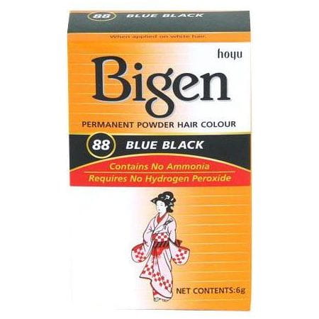 Bigen Health & Beauty Bigen #88 Blue Black Bigen Permanent Powder Hair Colour 6g