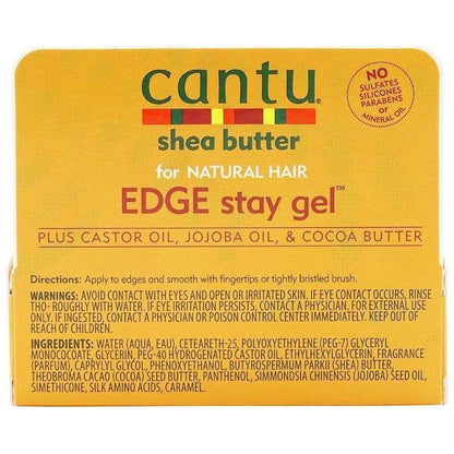 Cantu Health & Beauty Cantu - Gel fixant pour les cheveux naturels au beurre de karité