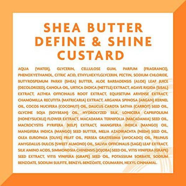 Cantu Health & Beauty Cantu Shea Butter Define & Shine Custard 354ml