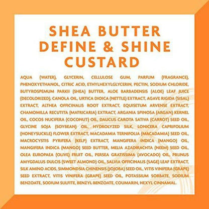 Cantu Health & Beauty Cantu Shea Butter Define & Shine Custard 354ml