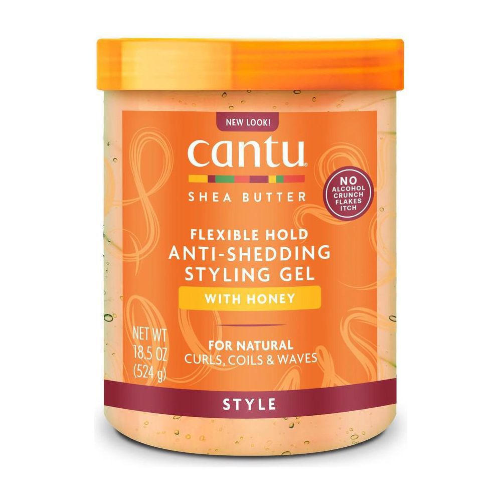 Cantu Health & Beauty Cantu Shea Butter Flexible Hold Anti-Shedding Styling Gel With Honey 18.5 Oz