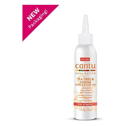 Cantu Tea Tree & Jojoba Hair & Scalp Oil 180ml - Gtworld.de