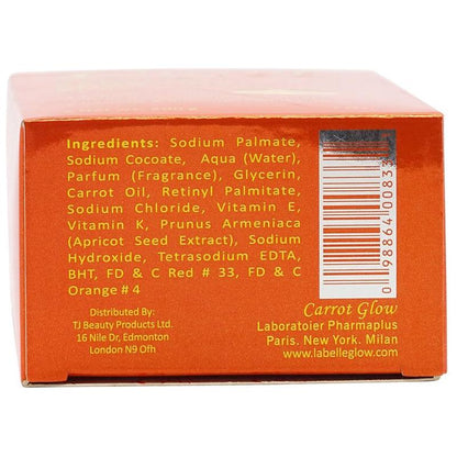 Carrot Glow Exfoliating Purifying Soap Skin Lightening with Carrot Oil & Vitamin A,K,E Complex 200g - Gtworld.de