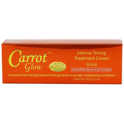 Carrot Glow Health & Beauty Carrot Glow Intense Toning Treatment Cream with Carrot Oil & Vitamin A,K,E Complex 50g