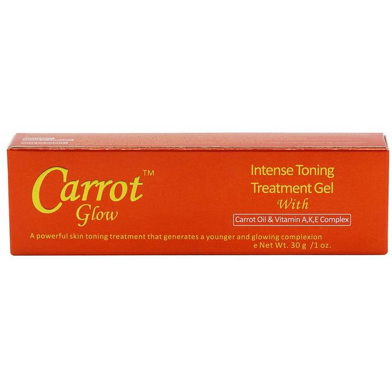 Carrot Glow Health & Beauty Carrot Glow Intense Toning Treatment Gel with Carrot Oil & Vitamin A,K,E Complex 30g