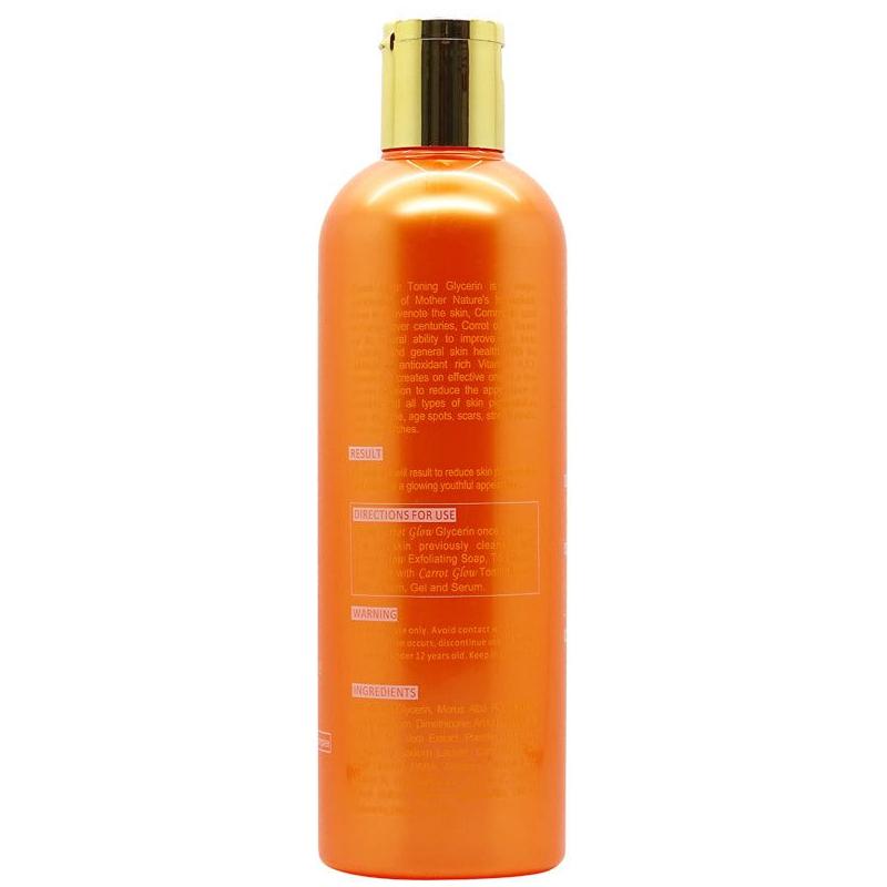 Carrot Glow Intense Toning Glycerin with Carrot Oil & A,K,E Complex 500ml - Gtworld.de