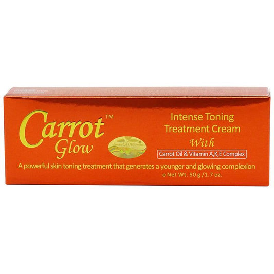 Carrot Glow Intense Toning Treatment Cream with Carrot Oil & Vitamin A,K,E Complex 50g - Gtworld.de