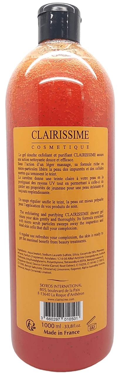 Clairissime Clairissime Exfoliant Carrot Shower Gel 1000ml