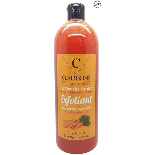 Clairissime Exfoliant Carrot Shower Gel 1000ml - Gtworld.de