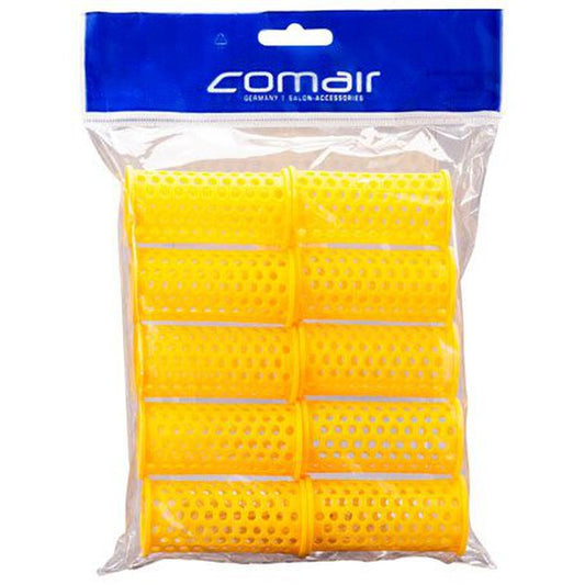 Comair Comair Mesh Rollers Yellow : 3011743 (10 Pcs/Pack)