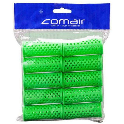 Comair Health & Beauty Comair Mesh Rollers Green :3011741, 10Pcs.