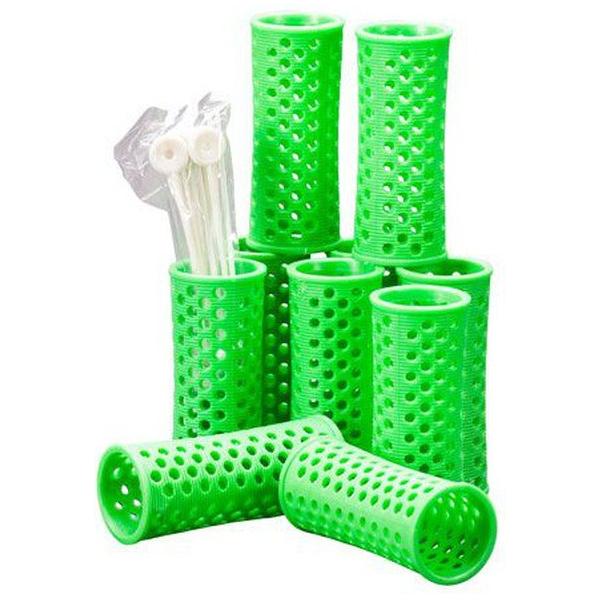 Comair Health & Beauty Comair Mesh Rollers Green :3011741, 10Pcs.