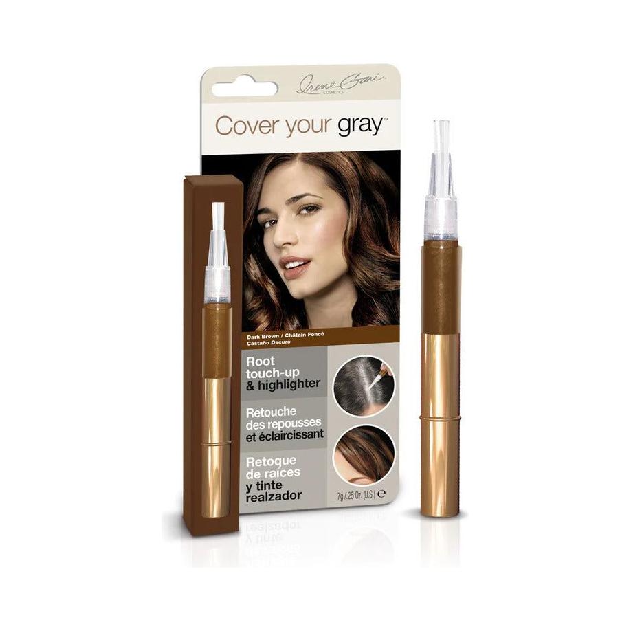 Cover your gray Health & Beauty IG Cover Your Gray Root touch-up and Highlighter Dark Brown Irene Gari Cover Your Gray Root Touch-Up and Highlighter 7g