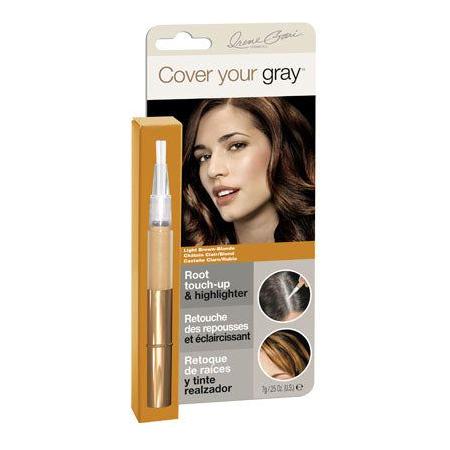 Cover your gray Health & Beauty IG Cover Your Gray Root touch-up and Highlighter Light Brown Blonde Irene Gari Cover Your Gray Root Touch-Up and Highlighter 7g