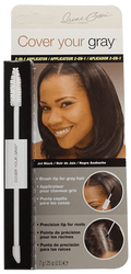 Cover your gray IG Cover Your Gray 2-IN-1 Applicator Jet Black Irene Gari Cover Your Gray 2in1 Hair Color Touch Up 7g