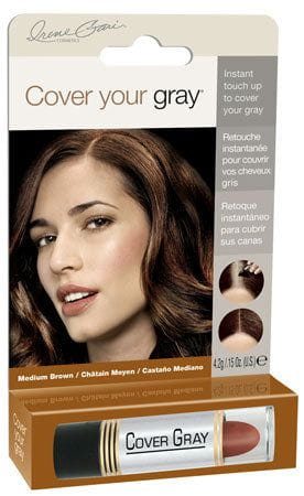 Cover your gray IG Cover Your Gray For Women Stick Medium Brown Irene Gari Cover Your Gray Instant Touch Up Stick 4.2g
