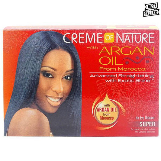 Cream of Nature with Argan Oil No Lye Relaxer Super | gtworld.be 