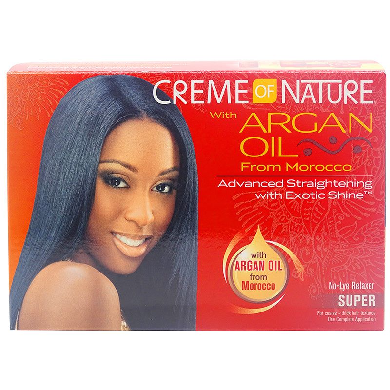 Creme of Nature Cream of Nature with Argan Oil No Lye Relaxer Super