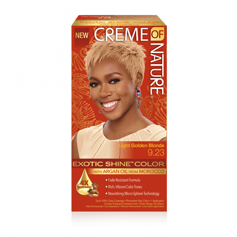 Creme of Nature Creme Of Nature Light Golden Blonde 9.23 Creme Of Nature Exotic Shine Hair Color