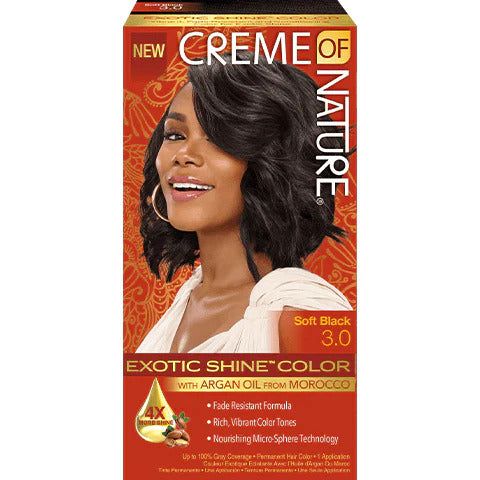 Creme of Nature Creme Of Nature Soft Black 3.0 Creme Of Nature Exotic Shine Hair Color