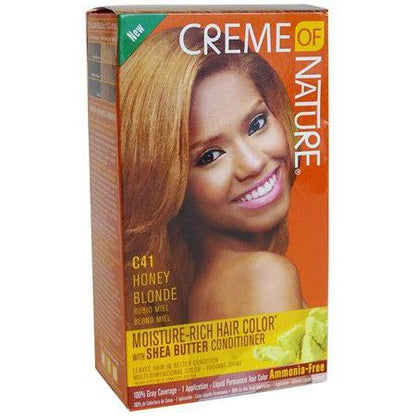 Creme of Nature Health & Beauty Creme of Nature C41 Honey Blonde Creme Of Nature Moisture Rich Hair Color