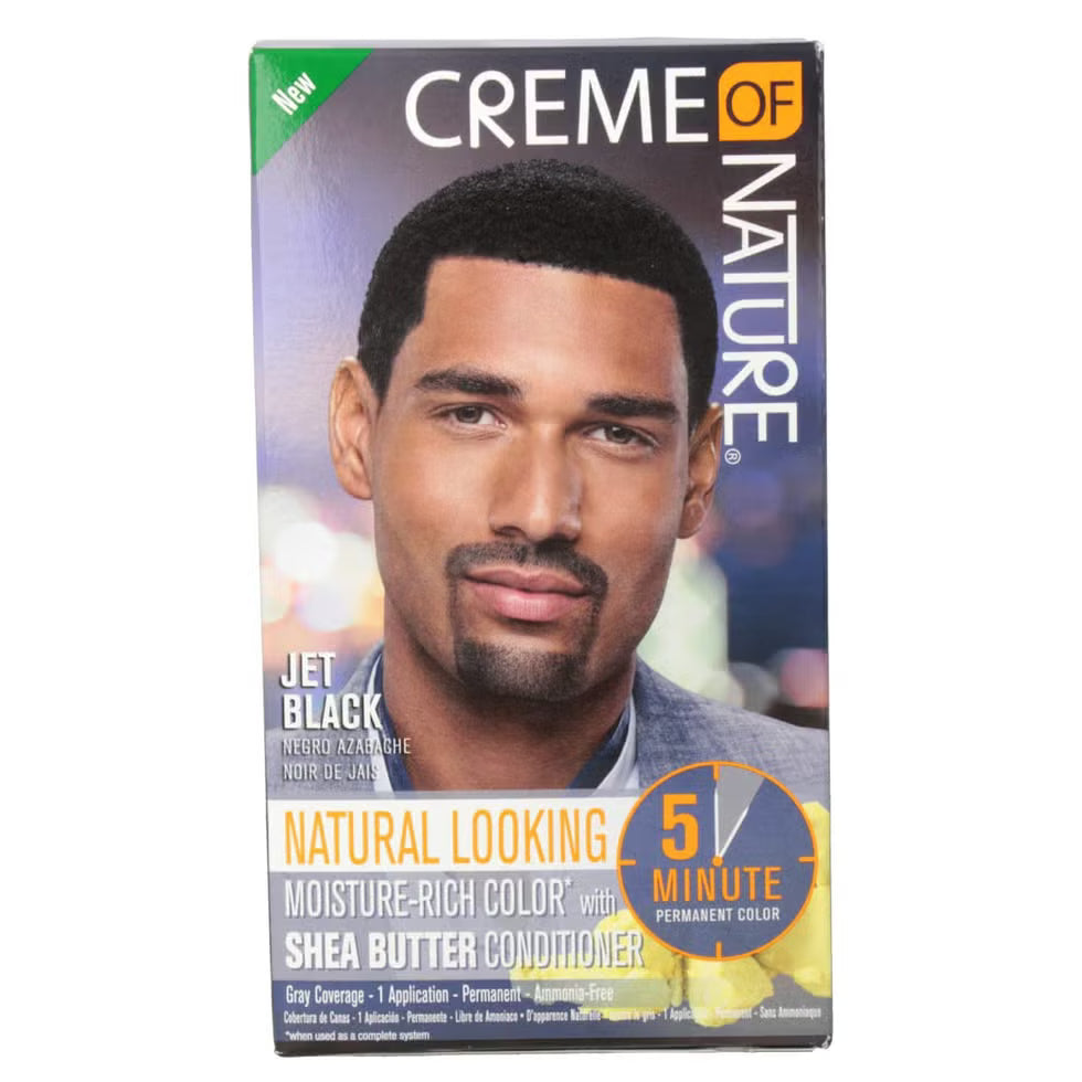 Creme of Nature Health & Beauty Jet Black Creme of Nature Natural Looking Moisture Rich Color with Shea Butter Conditioner