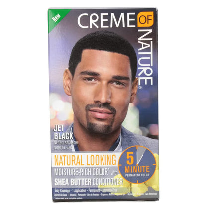 Creme of Nature Health & Beauty Jet Black Creme of Nature Natural Looking Moisture Rich Color with Shea Butter Conditioner