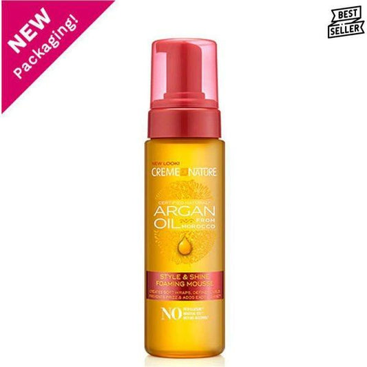 Creme of Nature with Argan Oil Style & Shine Foaming Mousse 7 oz - Gtworld.de