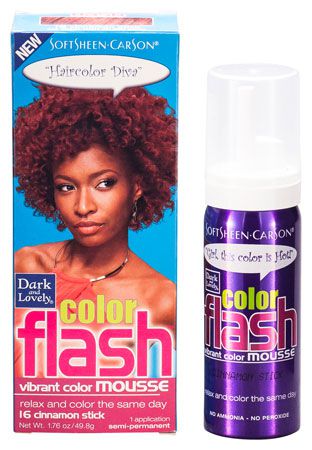 Dark and Lovely Soft Sheen-Carson Color Flash Vibrant Color Mousse 1.76 oz | gtworld.be 